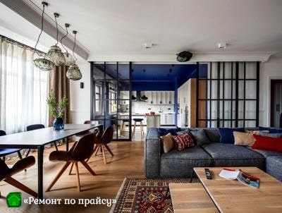 Фото капитального ремонта гостиной