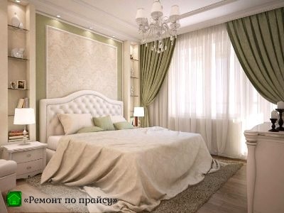 Фото косметического ремонта спальной
