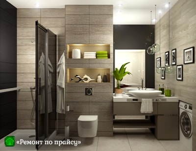 Фото ремонта ванной и туалета