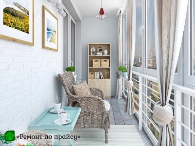 Фото ремонтных работ на балконе