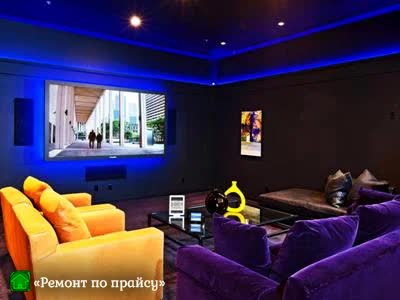 Светодиодная лента в комнате