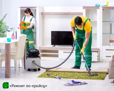 Фото уборки комнаты в коттедже
