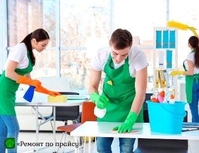 Фото уборки офиса