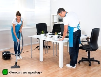 Фото уборки офисного помещения