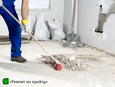 Фото уборки после ремонта