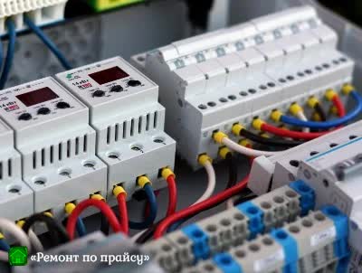 Установка электрощитка