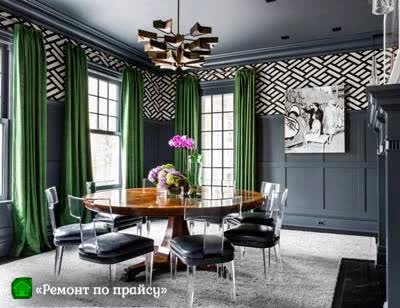 Фото карниза в столовой