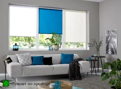 Фото рулонных штор в комнате