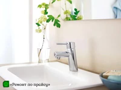 Установка смесителя