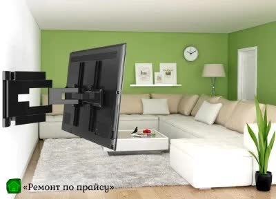 Фото телевизора на стене