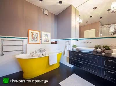 Установка ванны
